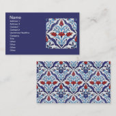 Türkische Fliesenindustrie Visitenkarte (Vorne/Hinten)