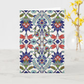 Türkische Fliesenkarte Karte (Gelbe Blume)