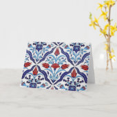 Türkische Fliesenkarte Karte (Gelbe Blume)