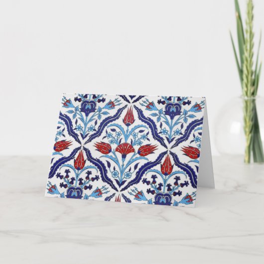 Türkische Fliesenkarte Karte (Vorderseite)