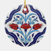 Türkische Fliesenschmuck Keramik Ornament (Hinten)