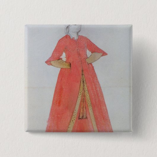 Türkische Frau Button (Vorderseite)