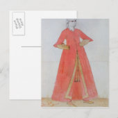 Türkische Frau Postkarte (Vorne/Hinten)