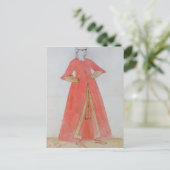 Türkische Frau Postkarte (Stehend Vorderseite)