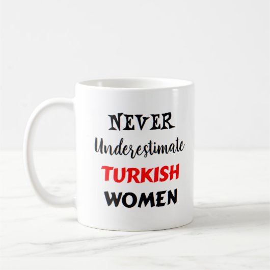 türkische Frauen Kaffeetasse (Links)