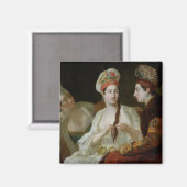 Türkische Frauen Magnet (Vorderseite/Rückseite)