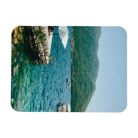 Türkische Gewässer von Perast - Montenegro Magnet (Horizontal)