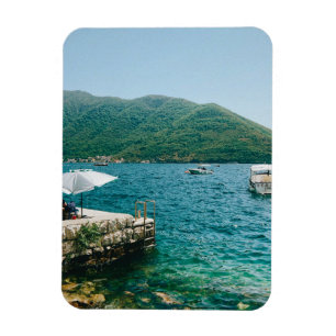 Türkische Gewässer von Perast - Montenegro Magnet