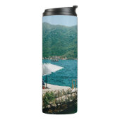 Türkische Gewässer von Perast - Montenegro Thermosbecher (Nach links gedreht)