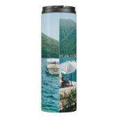 Türkische Gewässer von Perast - Montenegro Thermosbecher (Rückseite)