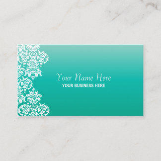Türkische Gradient Damask Business Card Visitenkarte