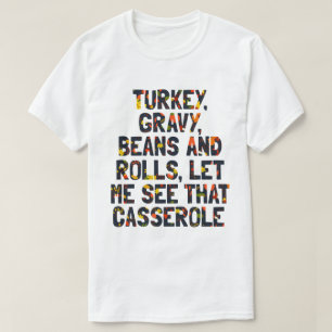 Türkische Gravy Boans and Rolls Funny Erntedank T-Shirt