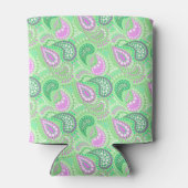 Türkische Gurken abstraktes Polka-Punktmuster Dosenkühler (Rückseite)