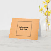 Türkische Happy Birthday Card in Black Letters Karte (Gelbe Blume)