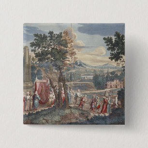 Türkische Heiratprozession, 1712-13 Button