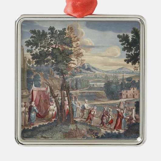 Türkische Heiratprozession, 1712-13 Silbernes Ornament (Vorne)