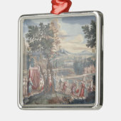 Türkische Heiratprozession, 1712-13 Silbernes Ornament (Links)