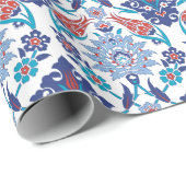 Türkische Iznik Fliesen: Vintages Muster. Geschenkpapier (Rolleneckpunkt)