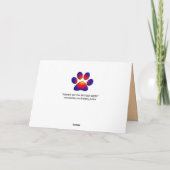 TÜRKISCHE KATZE AUF DER ALTEN KARTE (Rückseite)