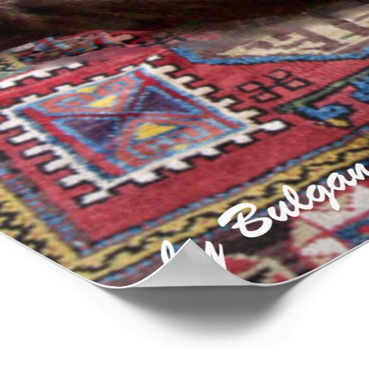 TÜRKISCHE KATZE IN ÜBERSCHREITENDER MEDITUNG POSTER (Ecke)