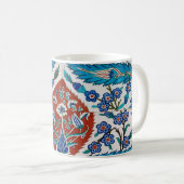 Türkische Keramik Floral Kaffeetasse (VorderseiteRechts)