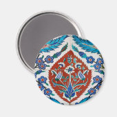 Türkische Keramik Floral Magnet (Vorderseite/Rückseite)