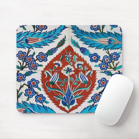 Türkische Keramik Floral Mousepad (Mit Mouse)