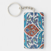 Türkische Keramik Floral Schlüsselanhänger (Vorderseite)