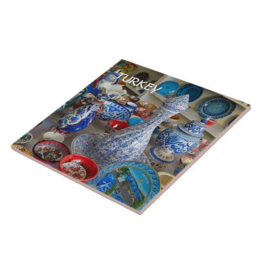 Türkische Keramiken Fliese (Seite)