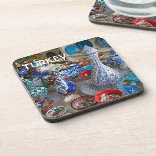 Türkische Keramiken Getränkeuntersetzer (Linke Seite)