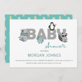 Türkische Kleintiere | Einladung der Babydusche (Vorne/Hinten)