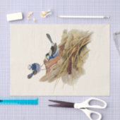 Türkische Küche Pracht Warbler, Decoupage Seidenpapier (Handwerk)