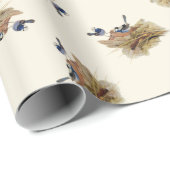 Türkische Küche Superb Warbler, Geschenkpapier (Rolleneckpunkt)