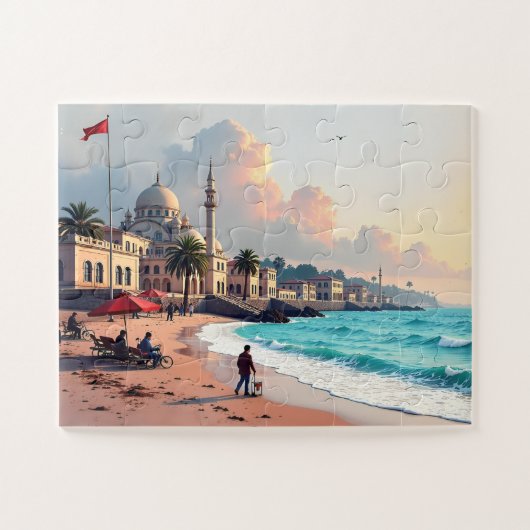 Türkische Küste Puzzle (Horizontal)