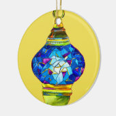 Türkische Lampen mit Mosaikkunst Keramik Ornament (Links)