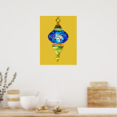 Türkische Lampen mit Mosaikkunst Poster (Küche)