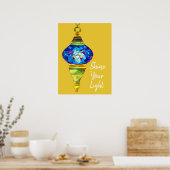 Türkische Lampen mit Mosaikkunst Poster (Küche)