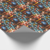 Türkische Lampen: Mosaikglaskunst Geschenkpapier (Ecke)