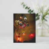 Türkische Lampen Postkarte (Stehend Vorderseite)