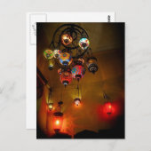 Türkische Lampen Postkarte (Vorne/Hinten)