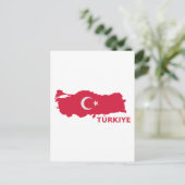 Türkische Landkarte Türkiye Postkarte (Stehend Vorderseite)