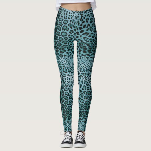 Türkische Leopard-Printwerbung Leggings (Vorderseite)