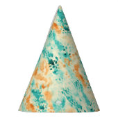 Türkische Mandarine Tier Abstrakt Geburtstag Partyhütchen (Links)