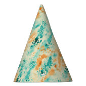 Türkische Mandarine Tier Abstrakt Geburtstag Partyhütchen (Rechts)