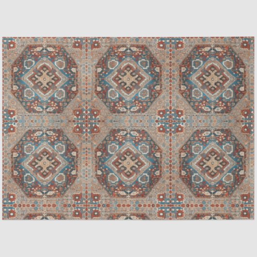 Türkische Moderne schöne alte Mustersammlung Seidenpapier (Vorderseite)