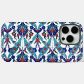Türkische Mosaik Keramik Iznik Blumenmuster Case-Mate iPhone Hülle (Rückseite (Horizontal))