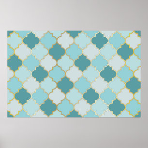 Türkische Moschee Fenster Nahtlose Muster. Ramadan Poster