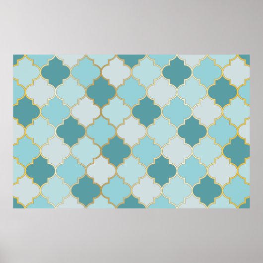 Türkische Moschee Fenster Nahtlose Muster. Ramadan Poster (Vorne)