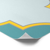 Türkische Moschee Fenster Nahtlose Muster. Ramadan Poster (Ecke)