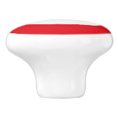 Türkische Nationalflagge - Armee rund um nationale Keramikknauf (Seitenansicht)